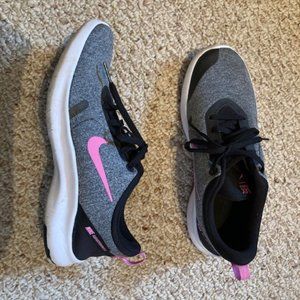 Nike Flex Experience Gray Pink Walking